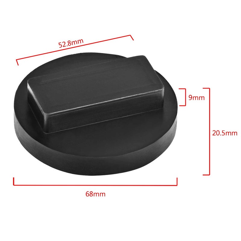 SuboTech 2 Pack Universal for BMW and Mini Square Polyurethane Jack Pad Adapter,BMW & Mini Jack Pad - Image 2